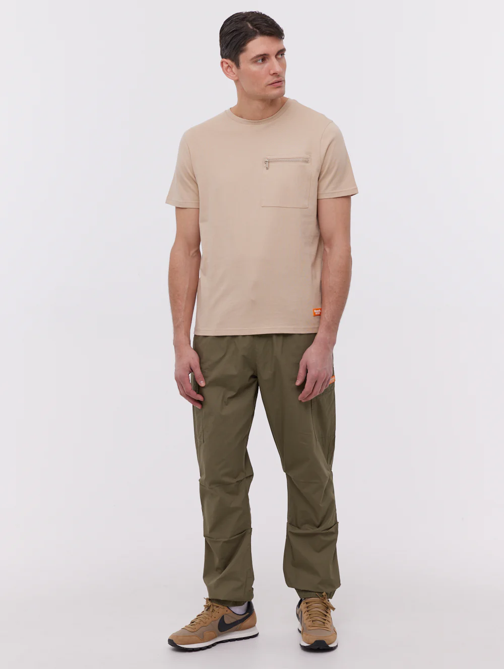 Lewin Elasticized Cargo Pants - Green - Image 2