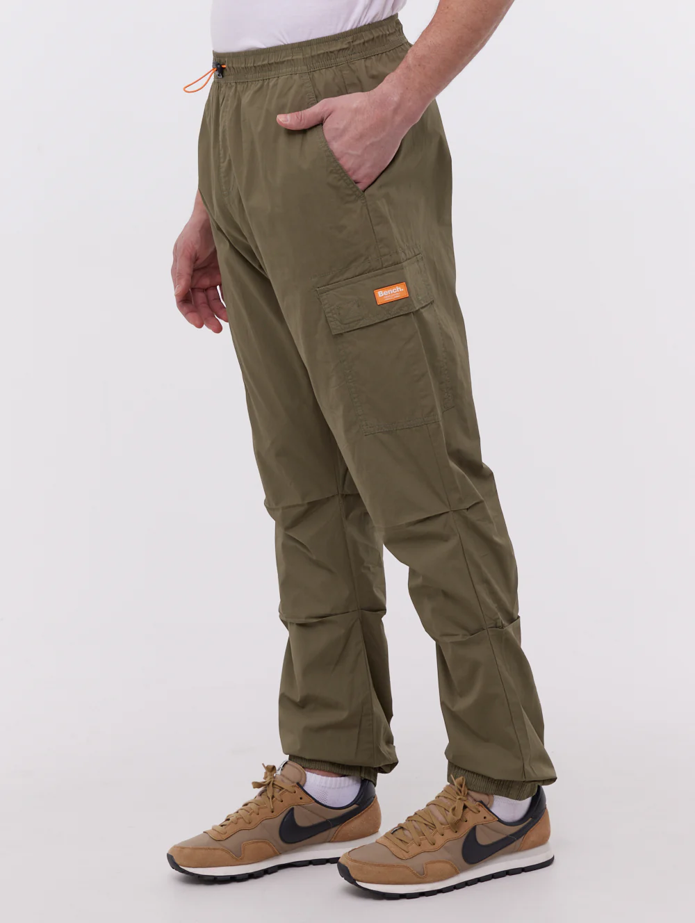 Lewin Elasticized Cargo Pants - Green - Image 4