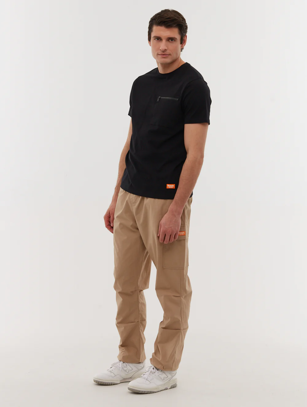 Lewin Elasticized Cargo Pants - Beige - Image 2