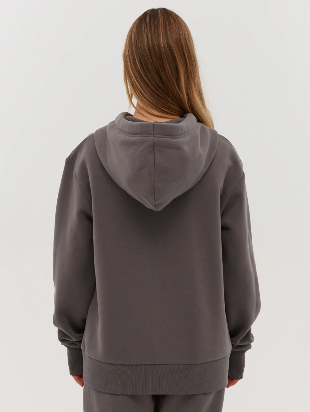 Lias Outline Logo Hoodie - Grey - Image 4