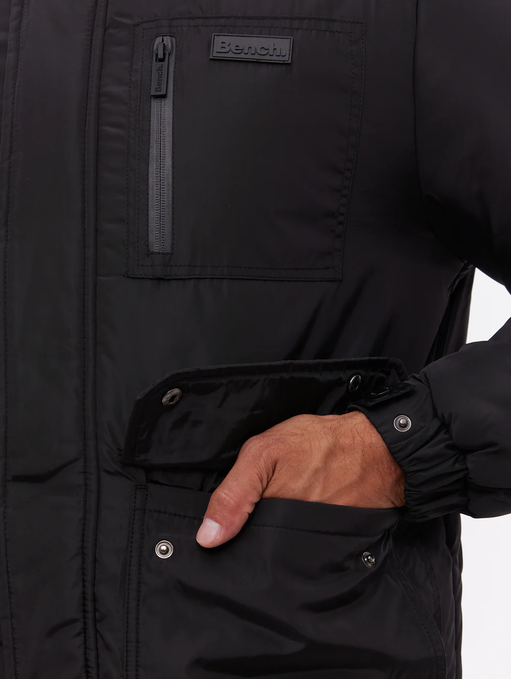 Loderi Utility Parka - Black - Image 4