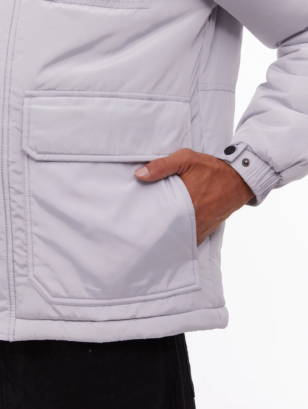 Loderi Utility Parka - Grey - Image 5