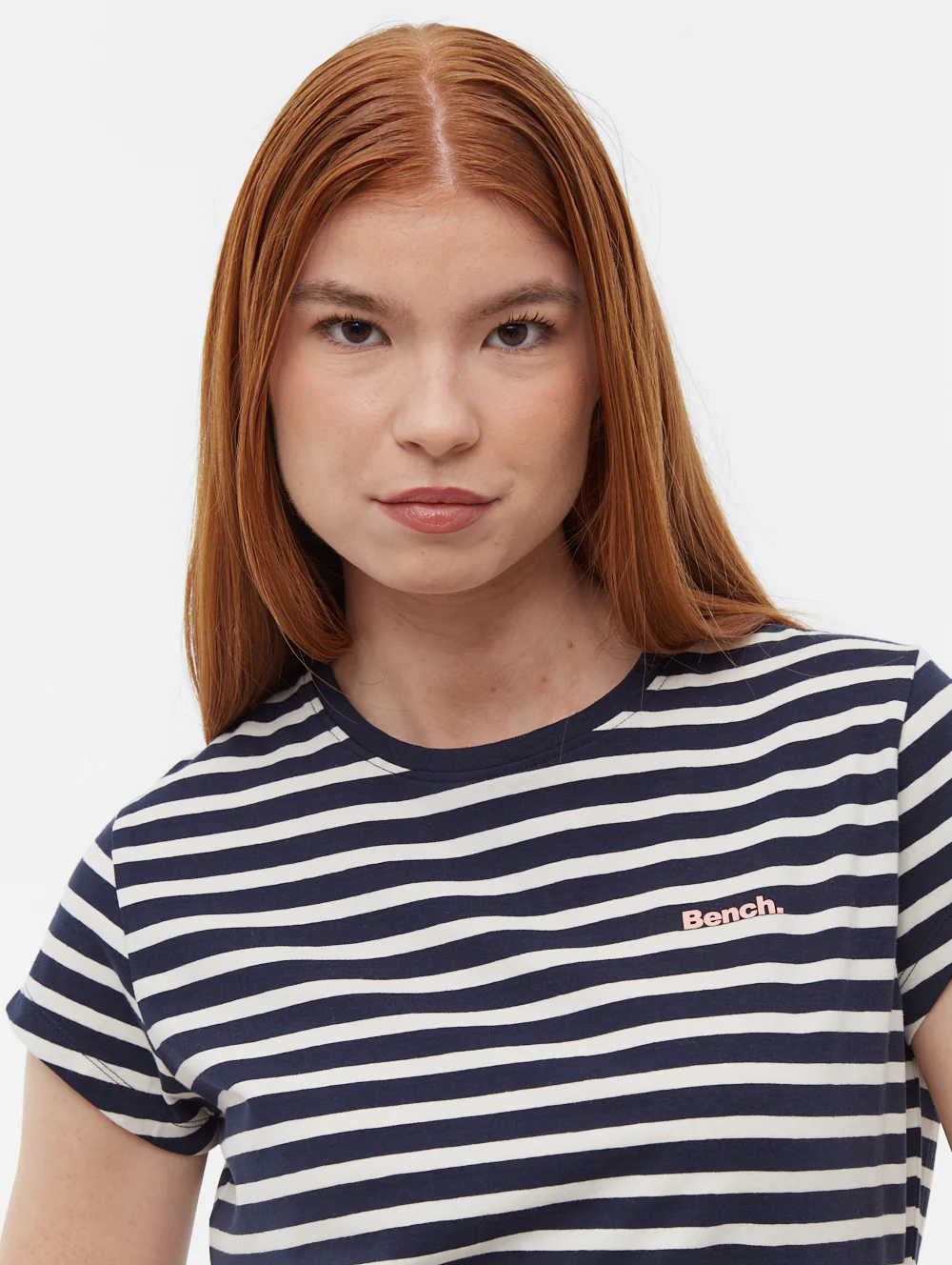 Mabelle Striped T-Shirt Midi Dress - Blue - Image 3