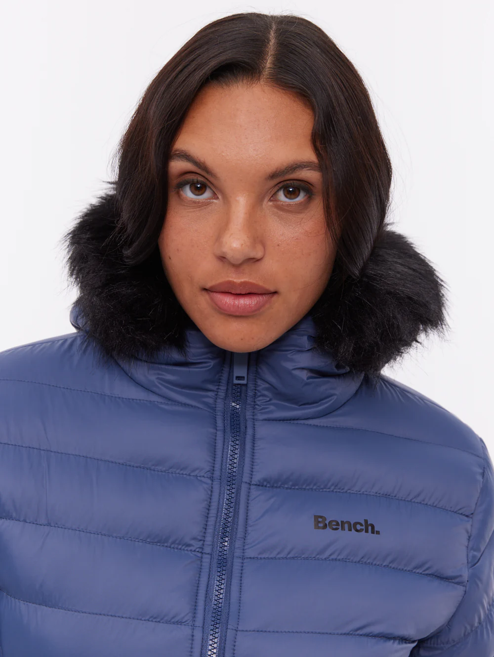 Mal Hooded Puffer Jacket - Blue - Image 4