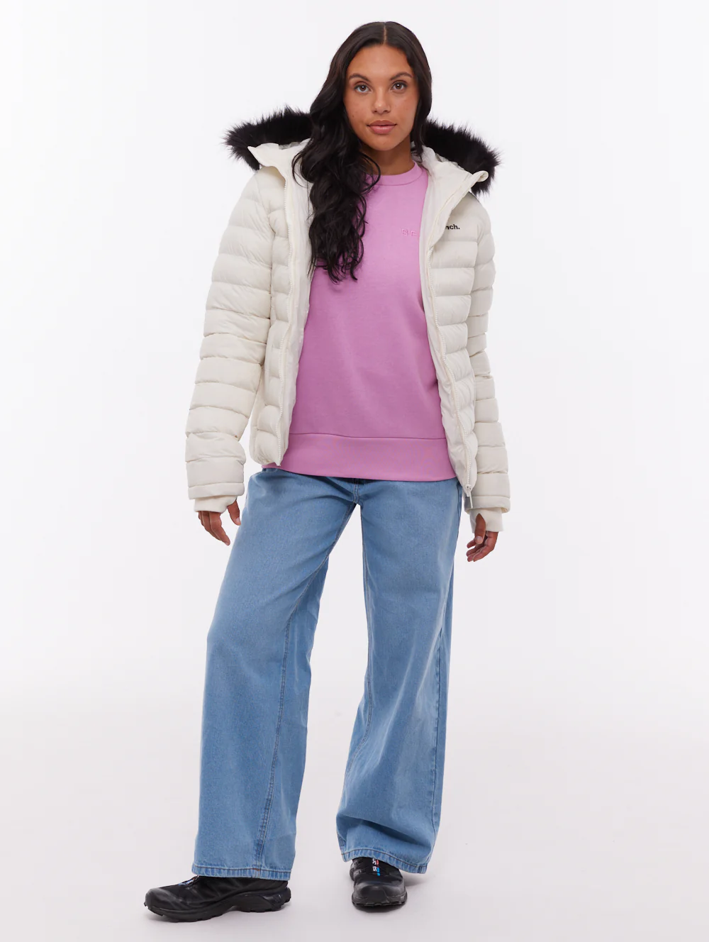 Mal Hooded Puffer Jacket - White - Image 2