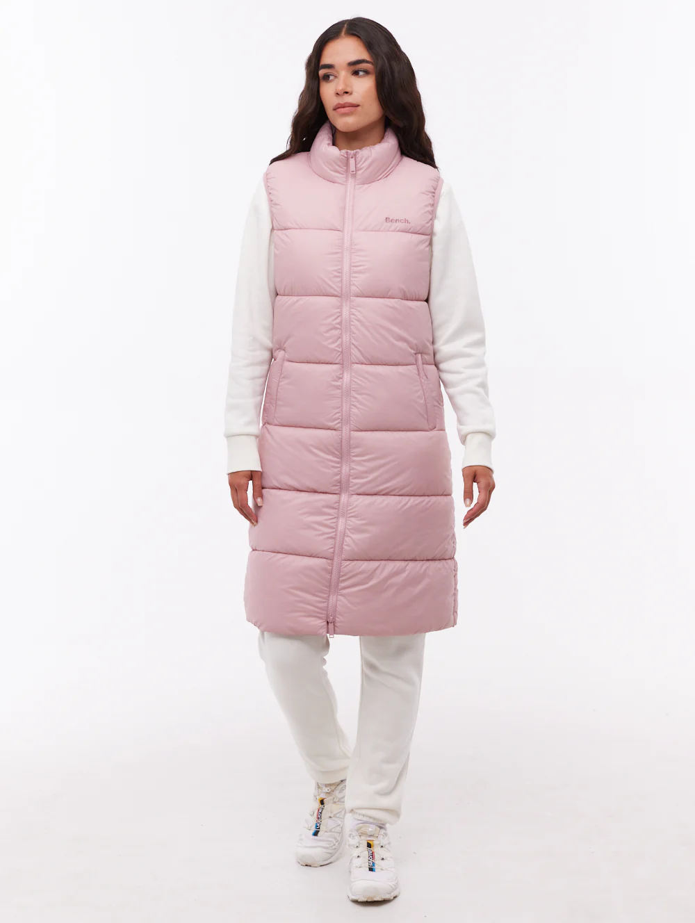 Matina Maxi Puffer Vest - Pink - Image 2