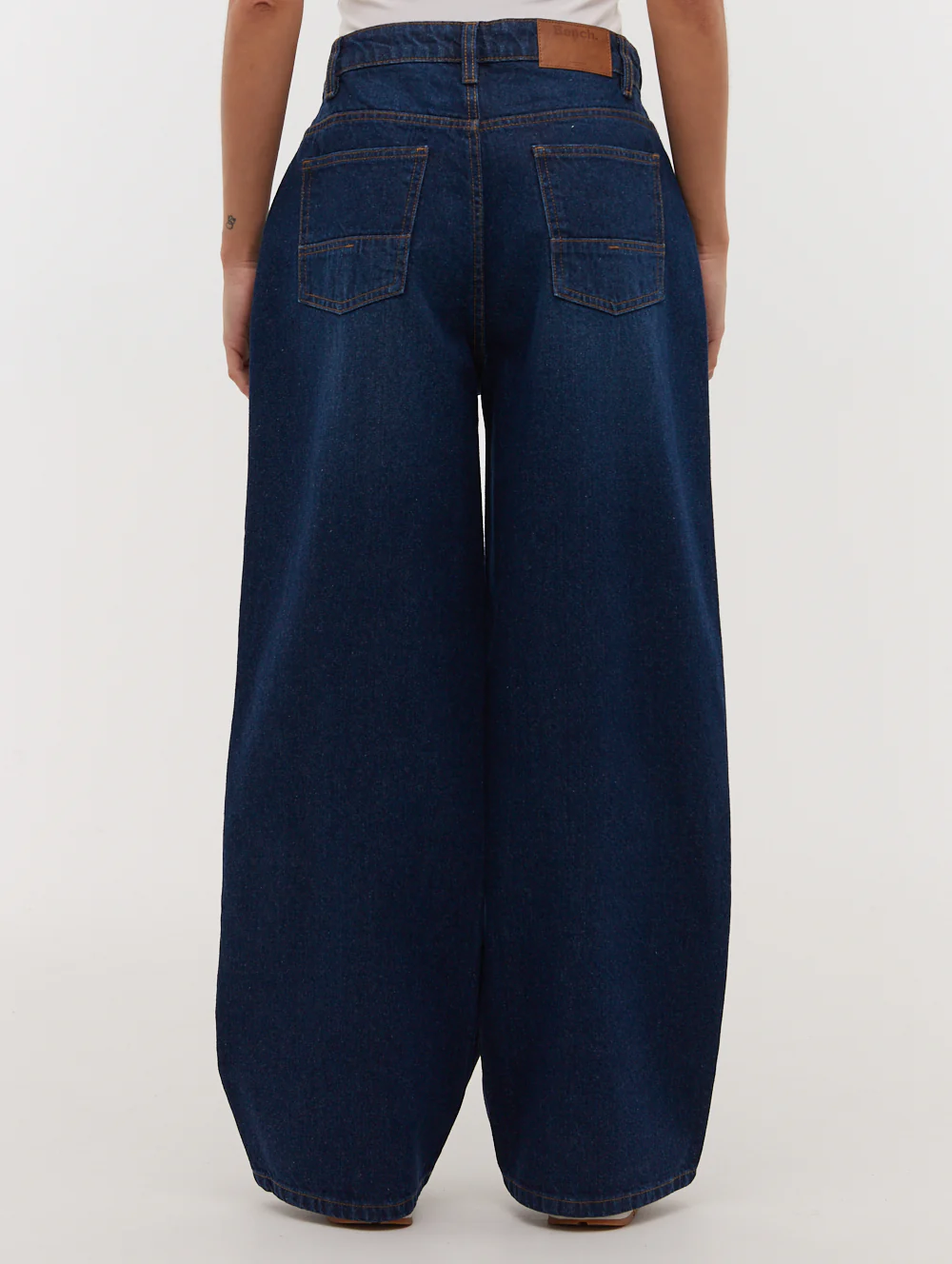 Maxina Wide Leg Jeans - Dark Blue - Image 5
