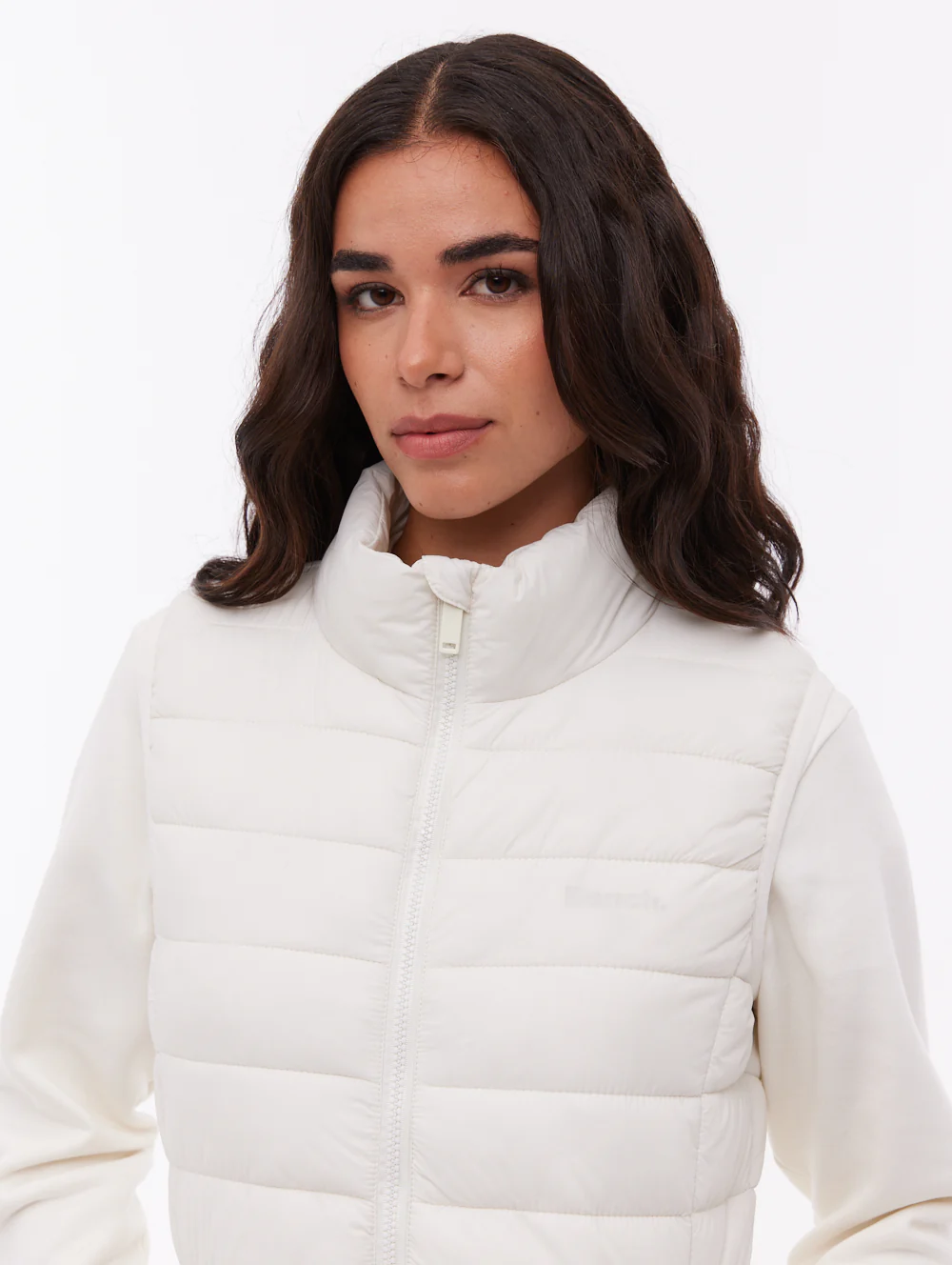 Meridian Maxi Puffer Vest - White - Image 2