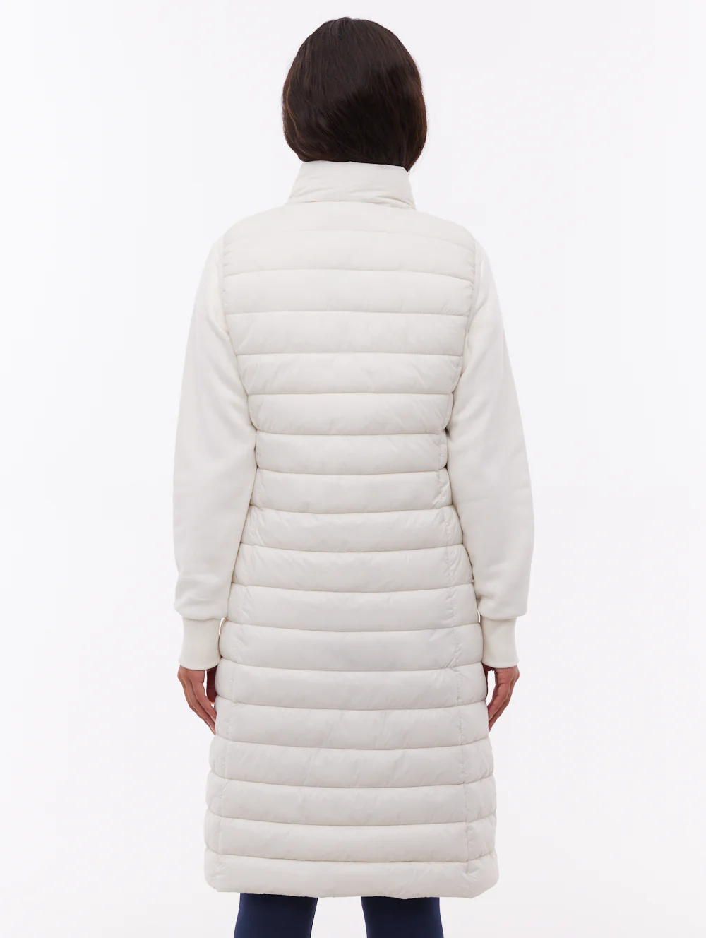 Meridian Maxi Puffer Vest - White - Image 3