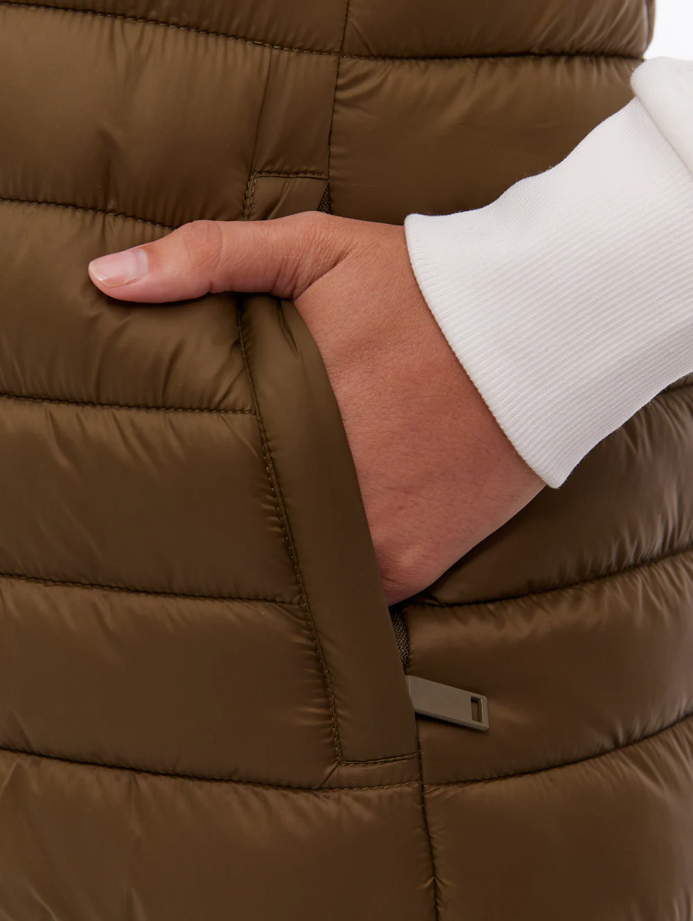 Meridian Puffer Vest - Green - Image 3