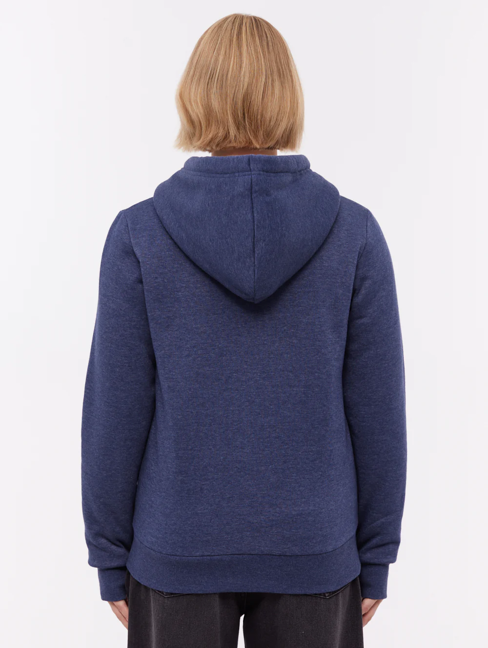 Mintz Sherpa-Lined Zip-Up Hoodie - Blue - Image 4