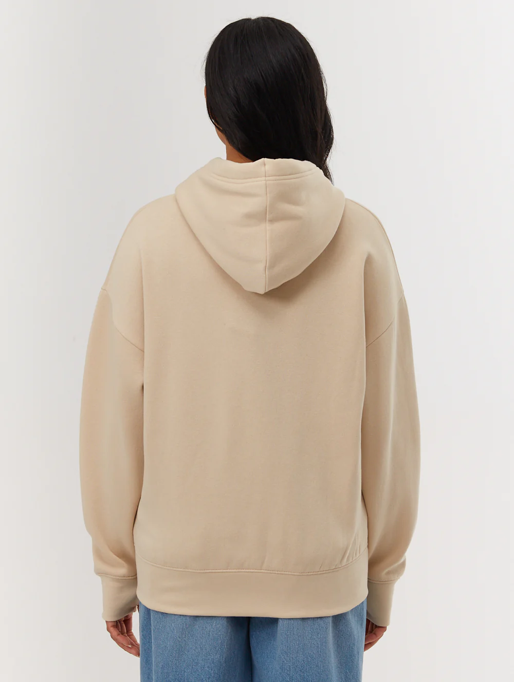 Naos Oversize Zip-Up Hoodie - Beige - Image 5