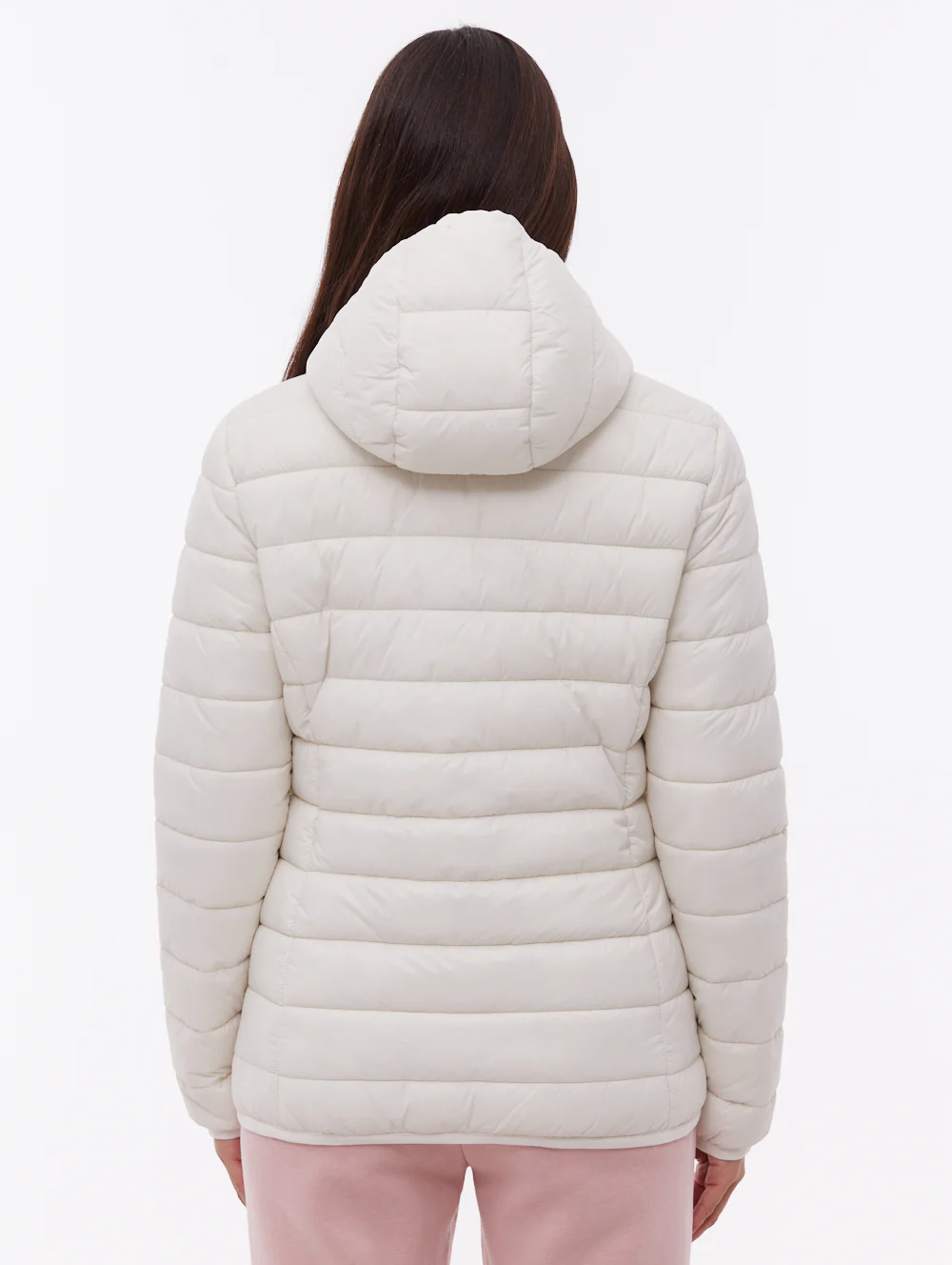 Nella Hooded Puffer Jacket - White - Image 3