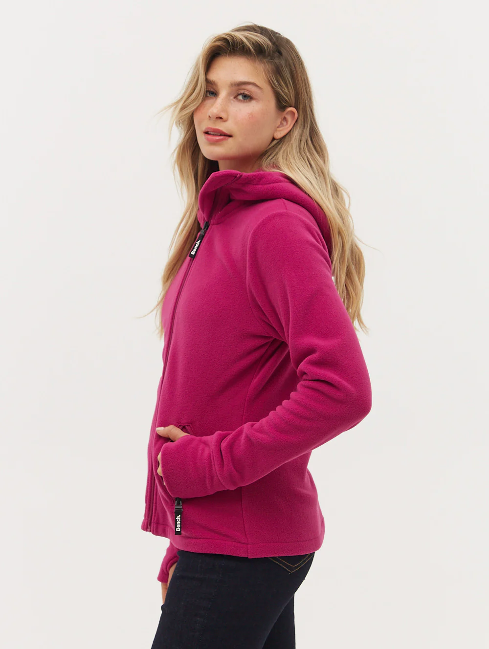 Ninja Microfleece Asymmetric Zip-Up - Purple - Image 3