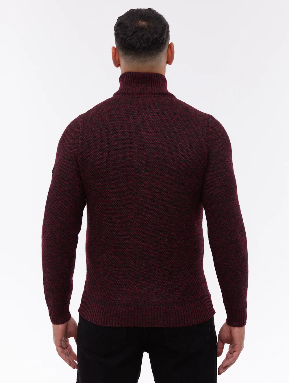 Palacio Quarter-Zip Sweater - Red - Image 3