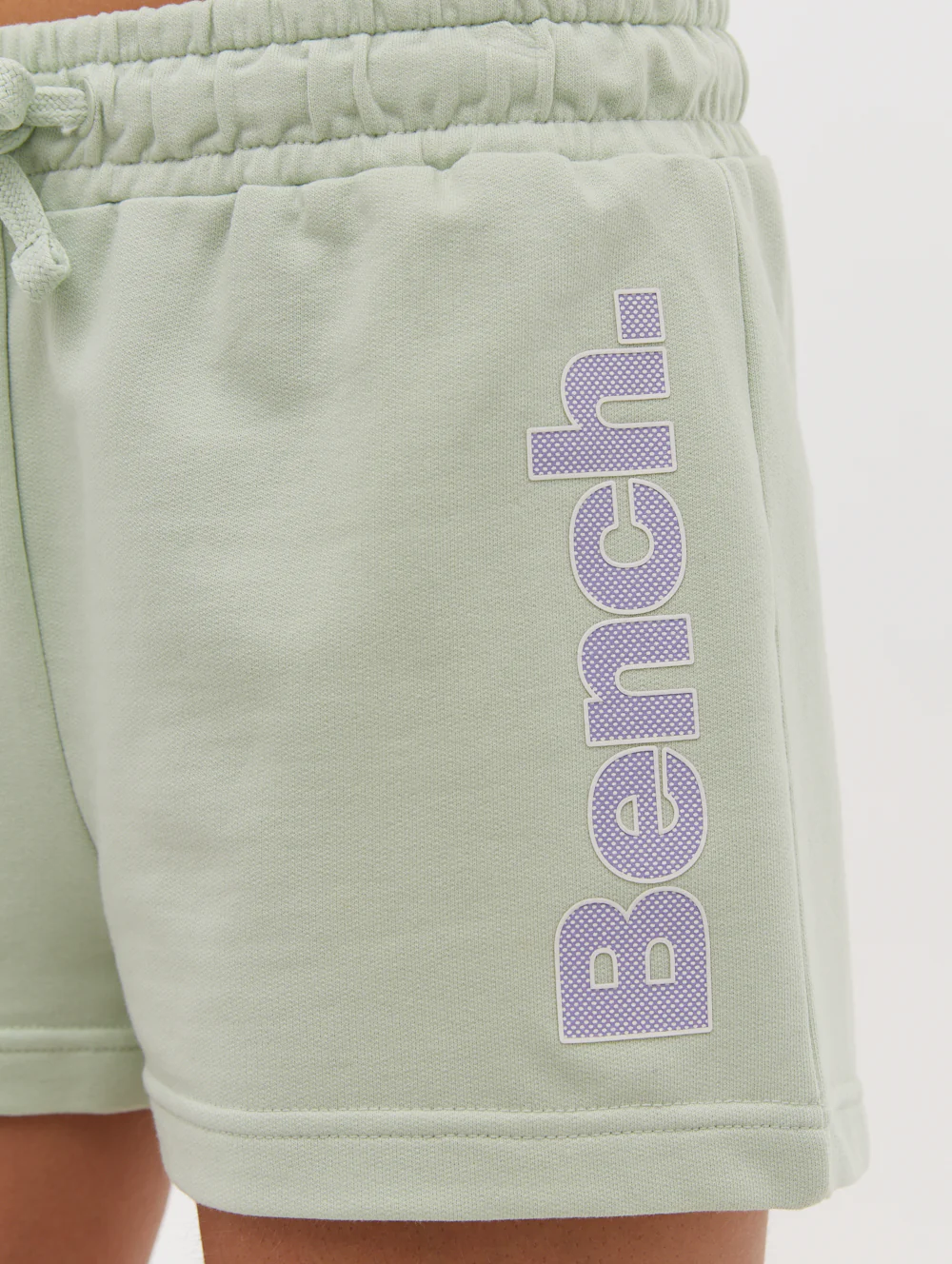Phoebe Hip Logo Jogger Shorts - Green - Image 3