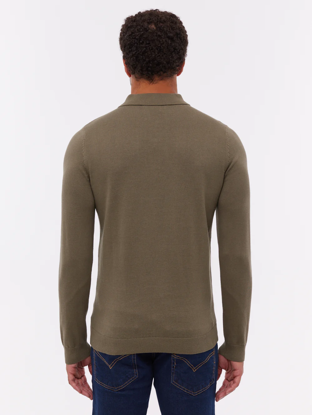 Pollos Long-Sleeve Polo Shirt - Green - Image 3