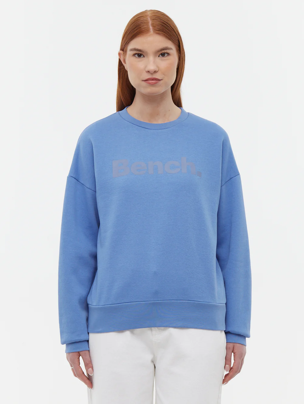 Rilo Tonal Logo Crew Neck Sweatshirt - Blue