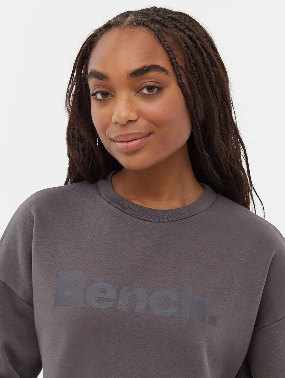 Rilo Tonal Logo Crew Neck Sweatshirt - Grey - Image 3