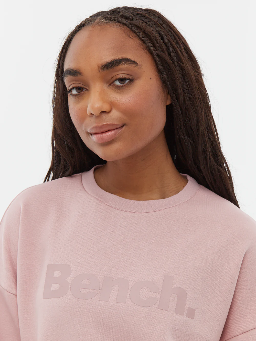 Rilo Tonal Logo Crew Neck Sweatshirt - Pink - Image 3