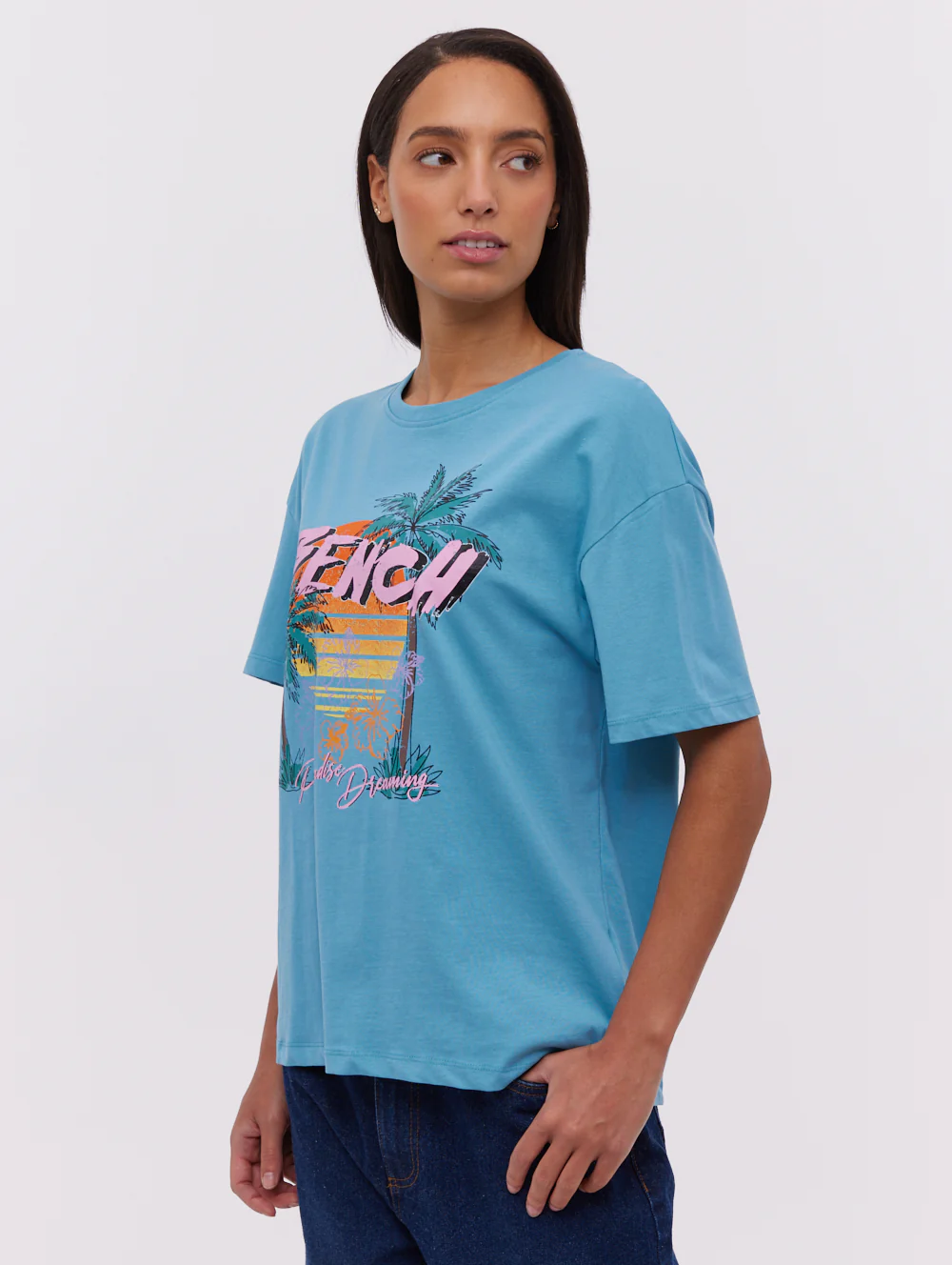 Salome Graphic T-Shirt - Blue - Image 4