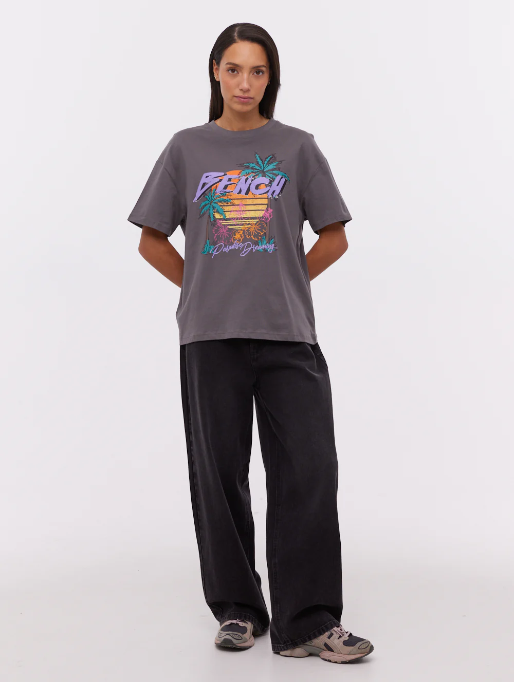Salome Graphic T-Shirt - Grey - Image 2