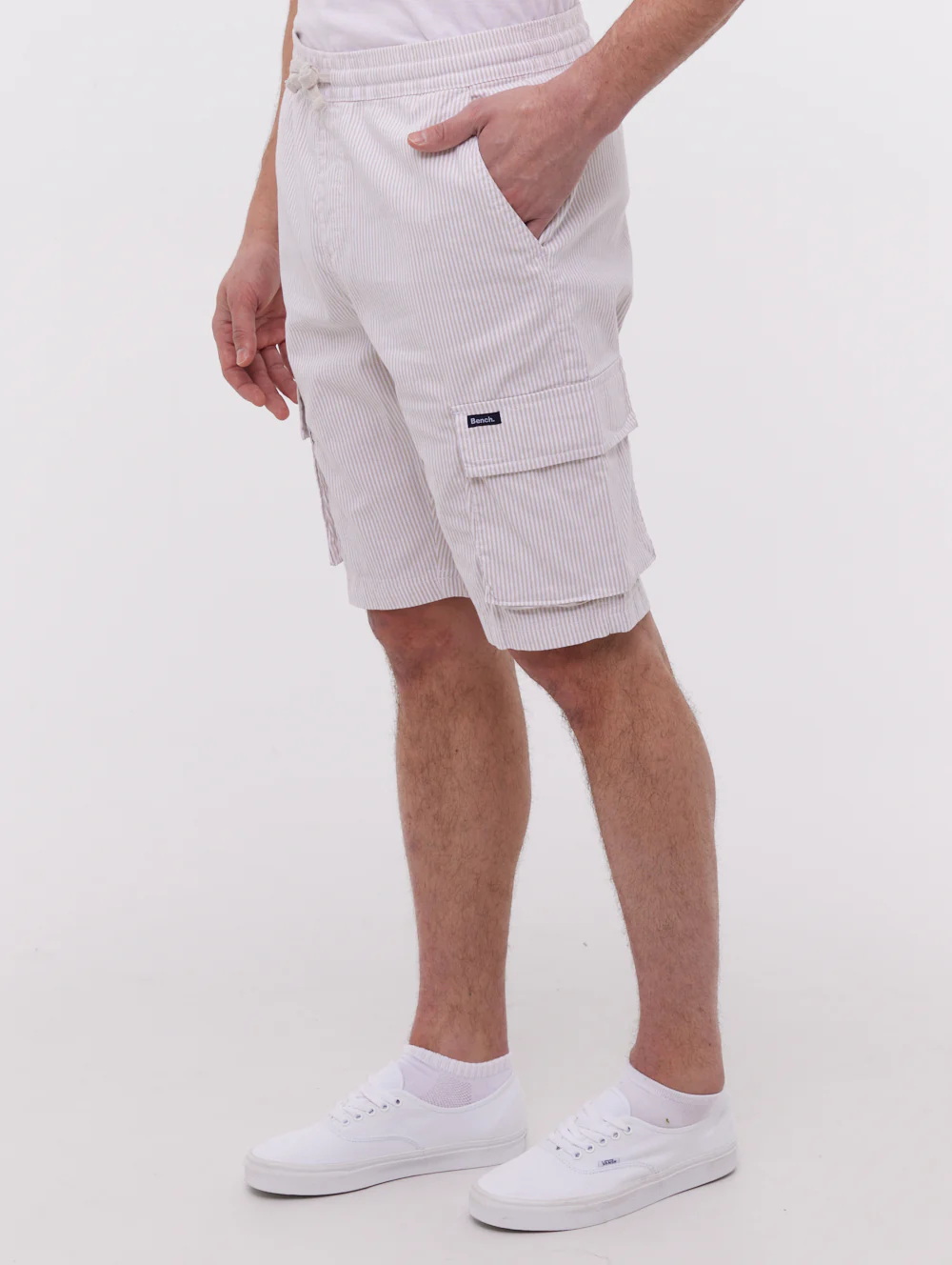 Seono Cargo Shorts - Beige - Image 4