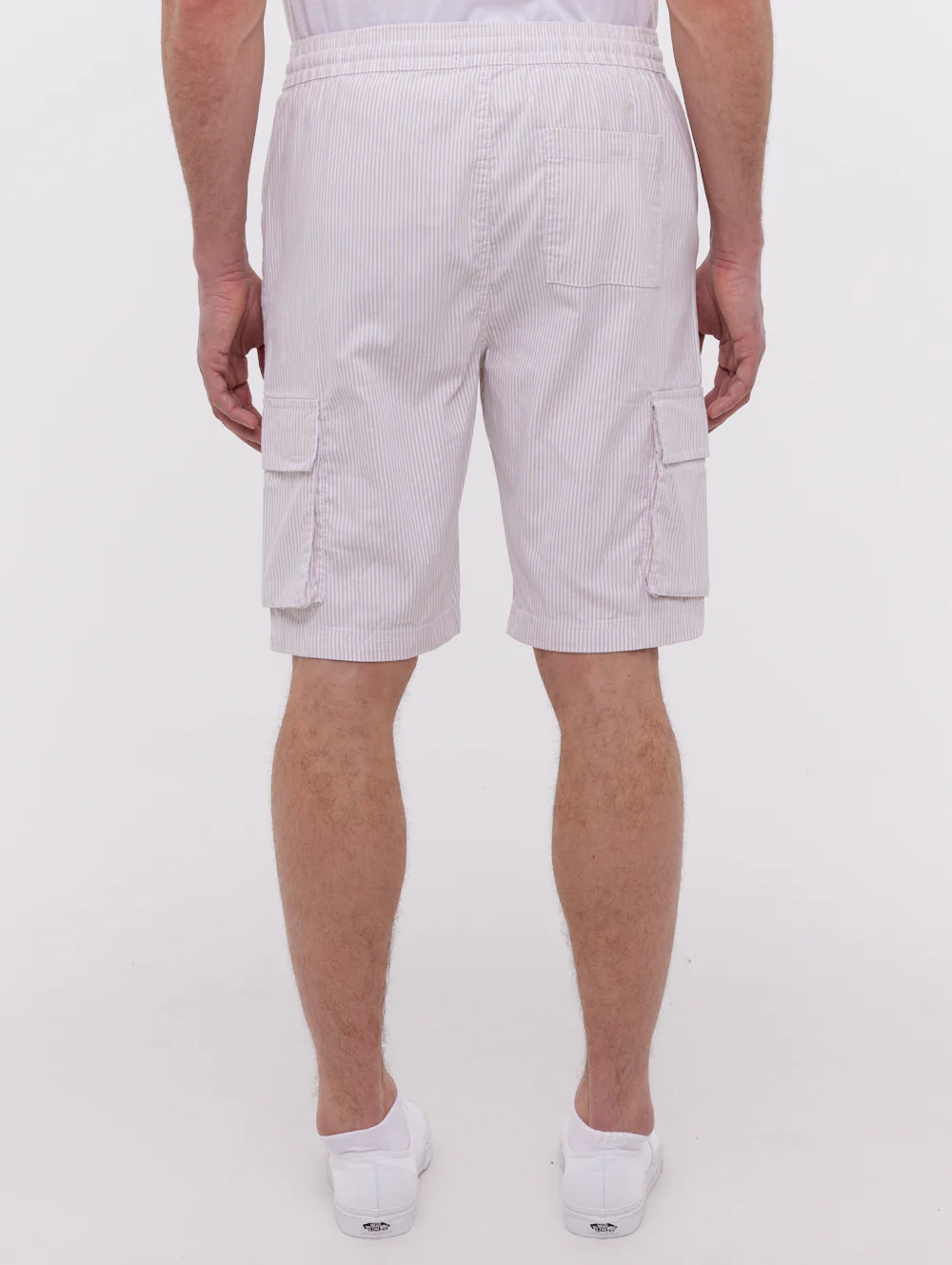 Seono Cargo Shorts - Beige - Image 5