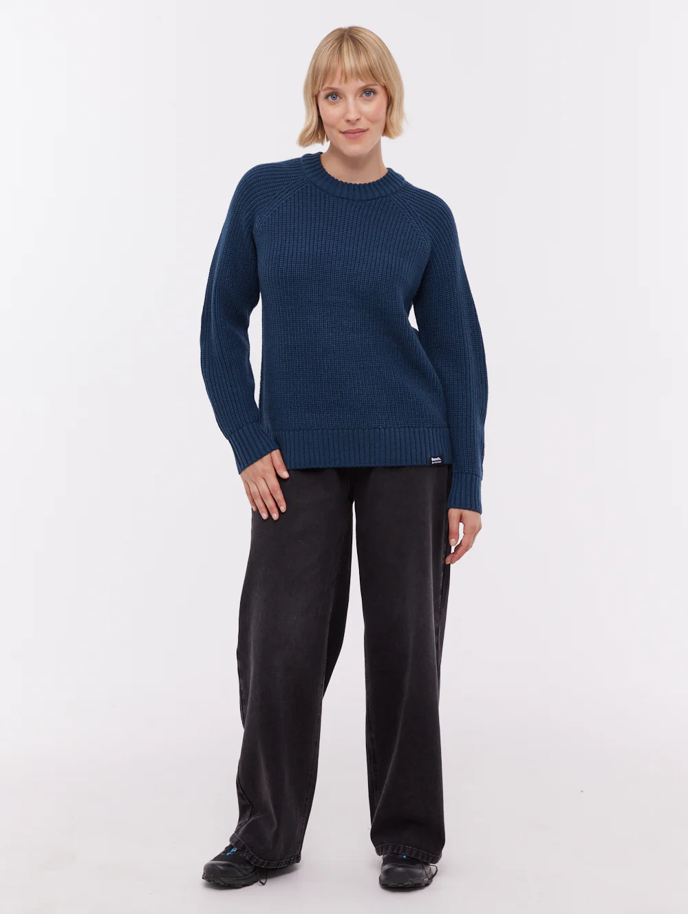 Sorpha Crew Neck Sweater - Blue - Image 2