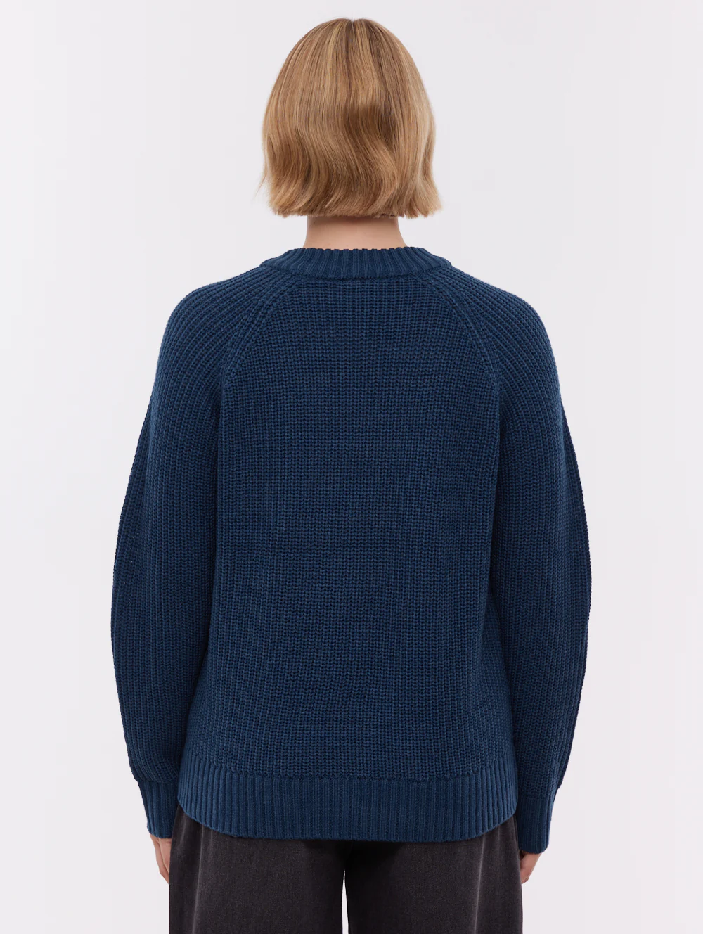 Sorpha Crew Neck Sweater - Blue - Image 3