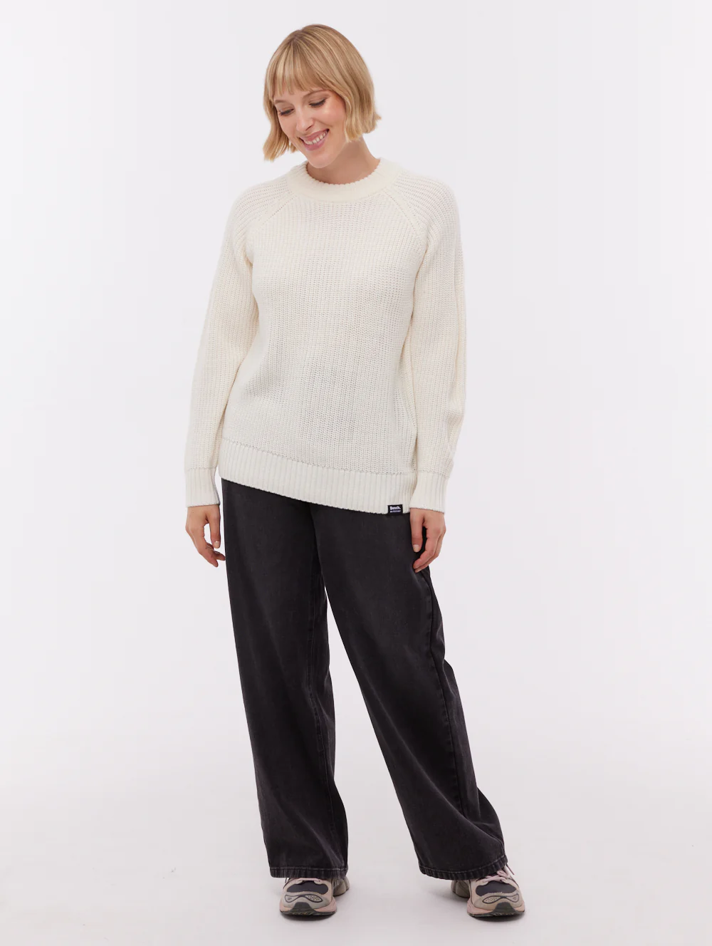 Sorpha Crew Neck Sweater - White - Image 2