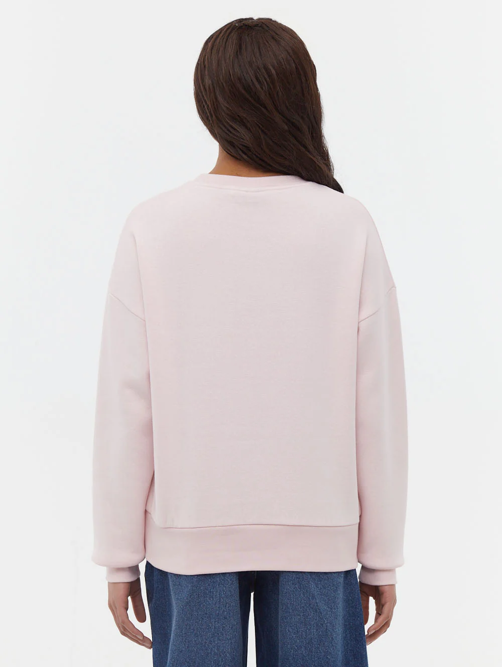 Steffi Retro Logo Crew Neck Sweatshirt - Pink - Image 5