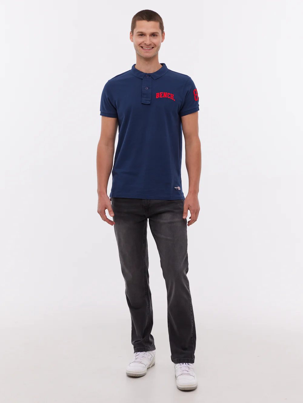 Stuart Straight Leg Jeans - Grey - Image 2