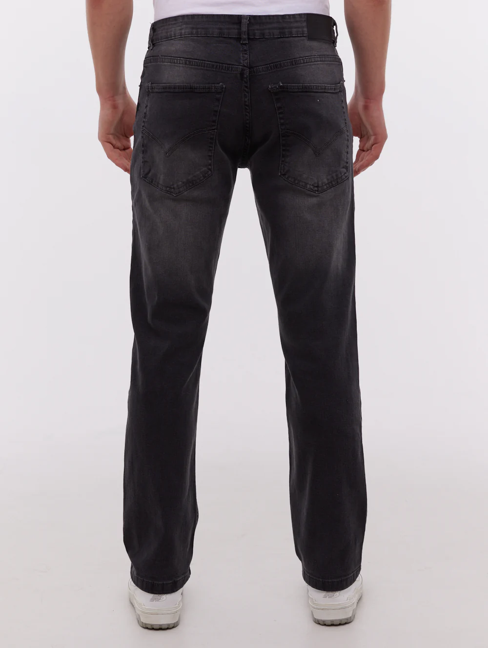 Stuart Straight Leg Jeans - Grey - Image 5