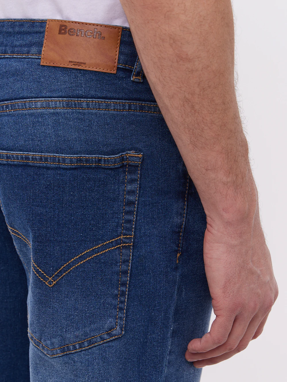 Stuart Straight Leg Jeans - Dark Indigo - Image 3