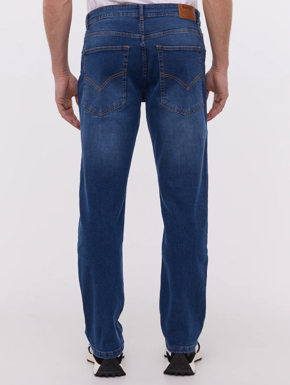 Stuart Straight Leg Jeans - Dark Indigo - Image 5