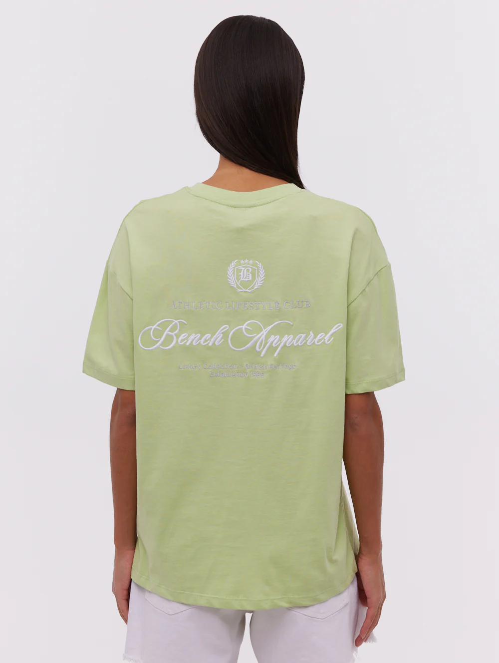 Taja Script Graphic T-Shirt - Green - Image 2