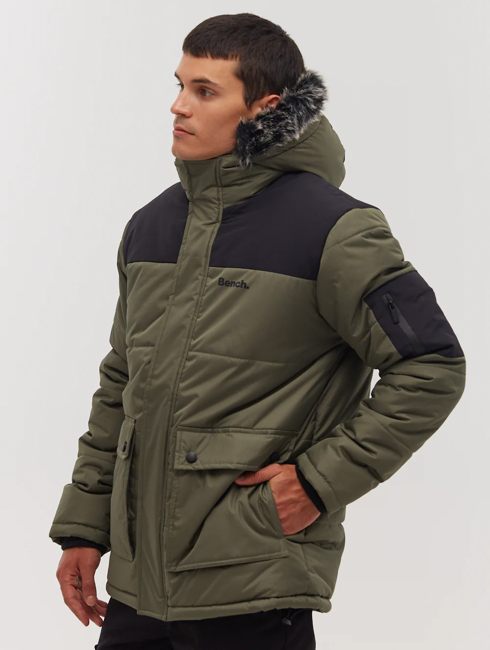 Tillor Hooded Parka - Green - Image 3