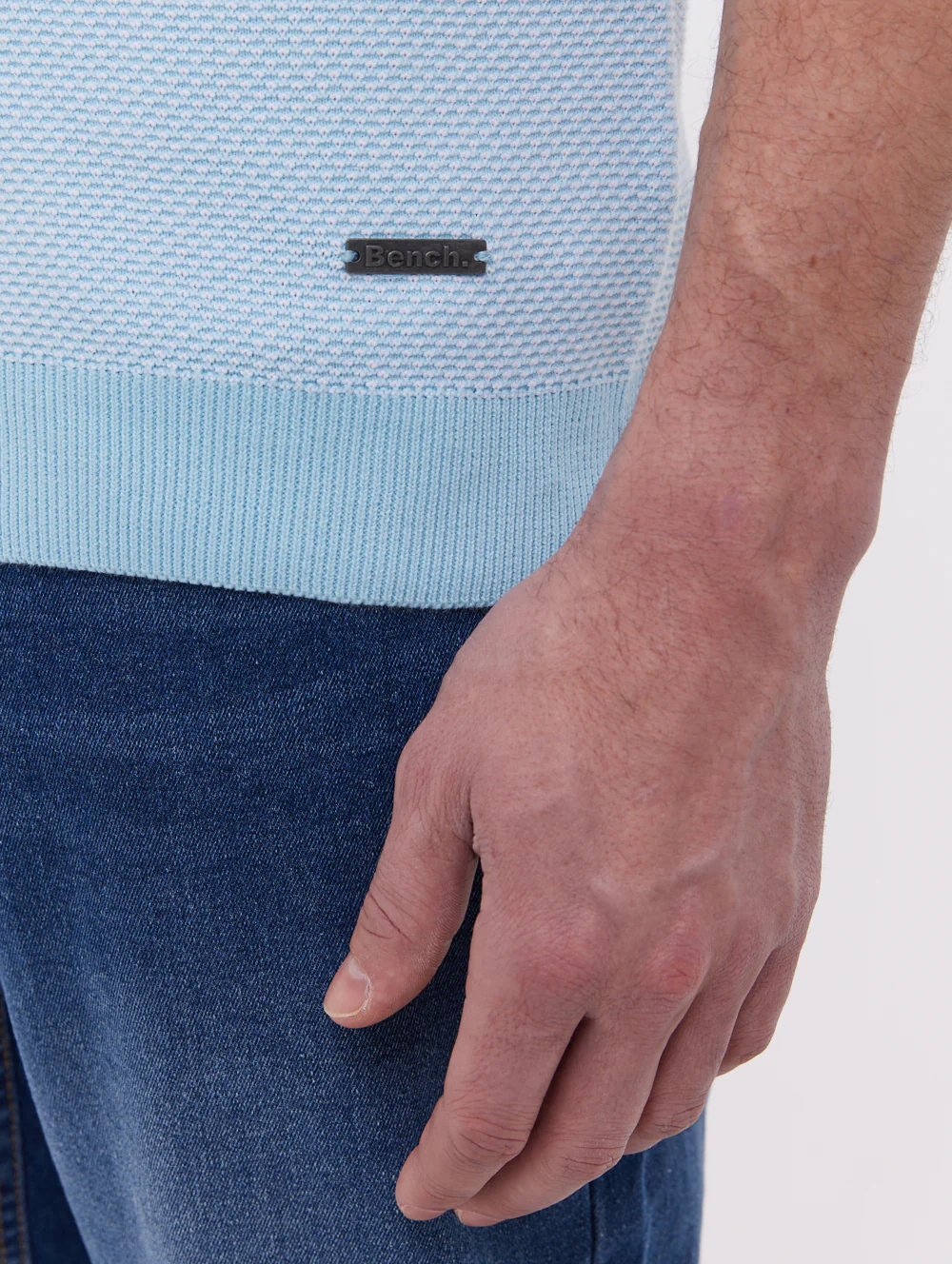 Totti Knit Polo Shirt - Blue - Image 6
