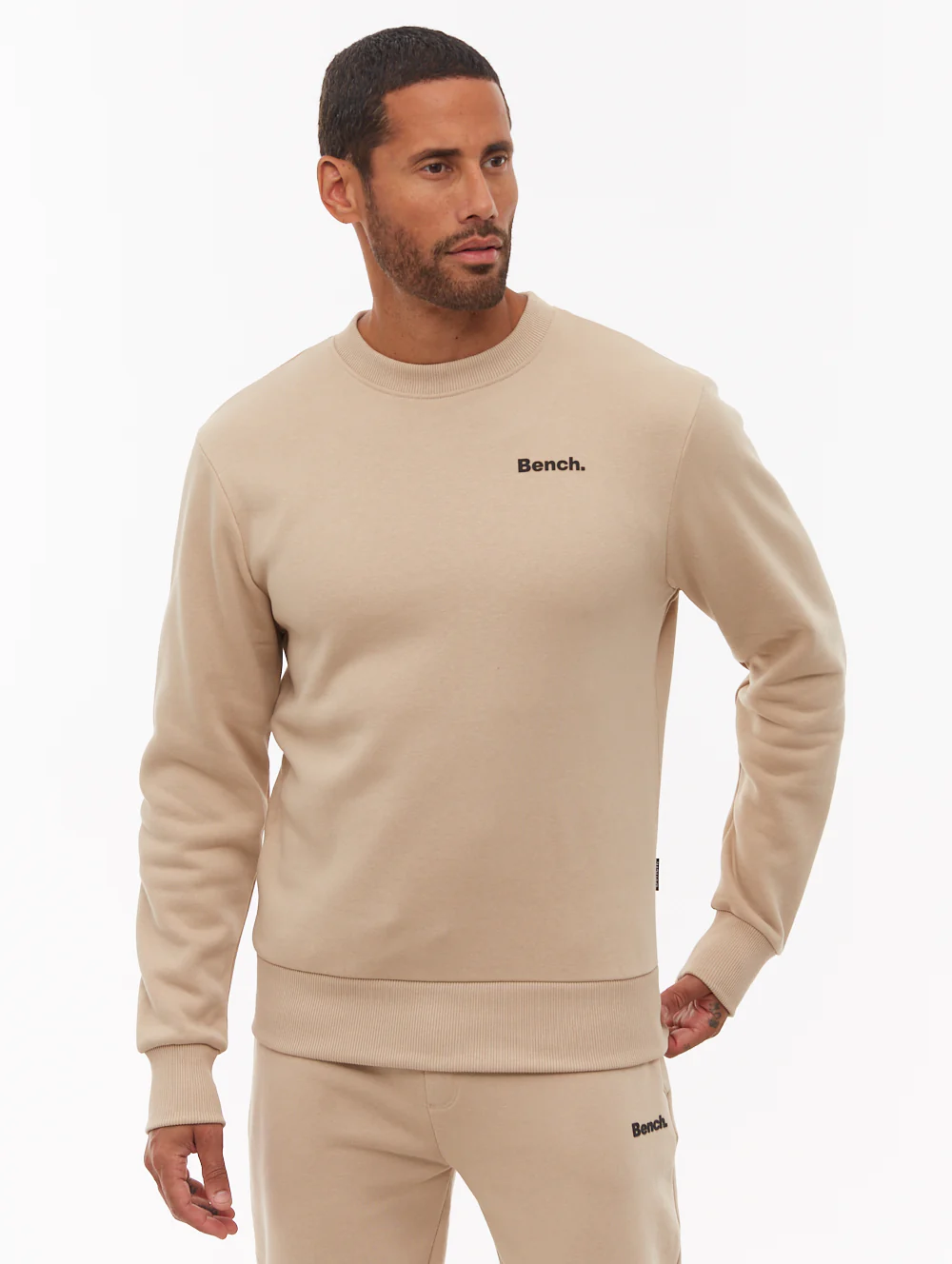 Tumori Emblem Crew Neck - Beige
