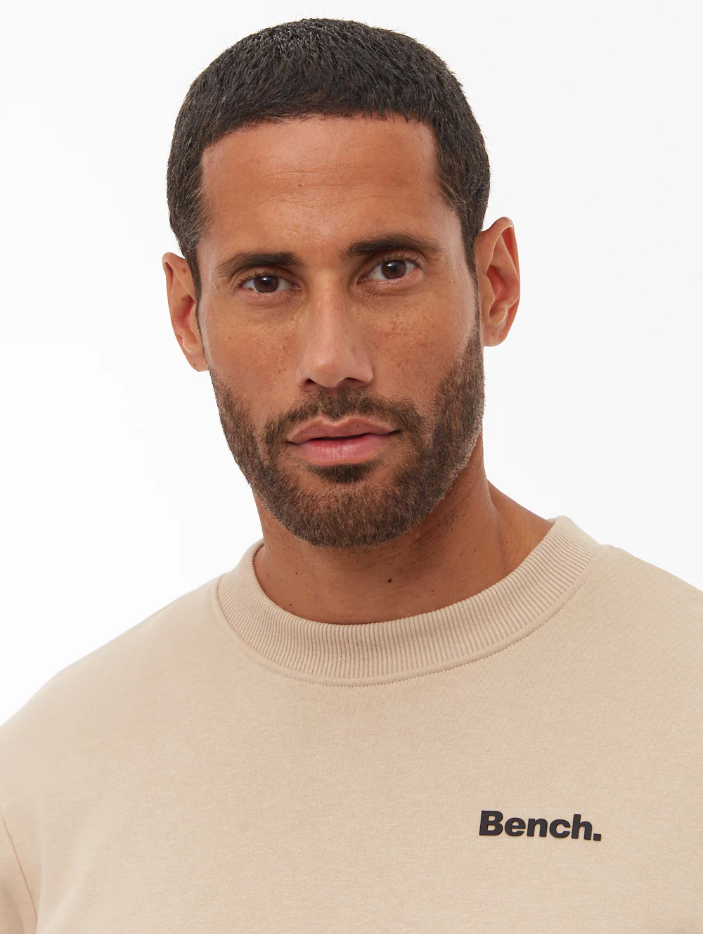 Tumori Emblem Crew Neck - Beige - Image 2