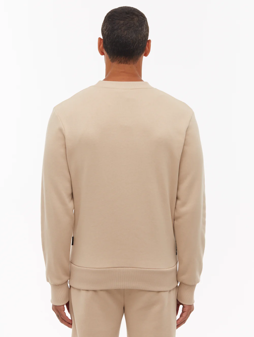 Tumori Emblem Crew Neck - Beige - Image 3
