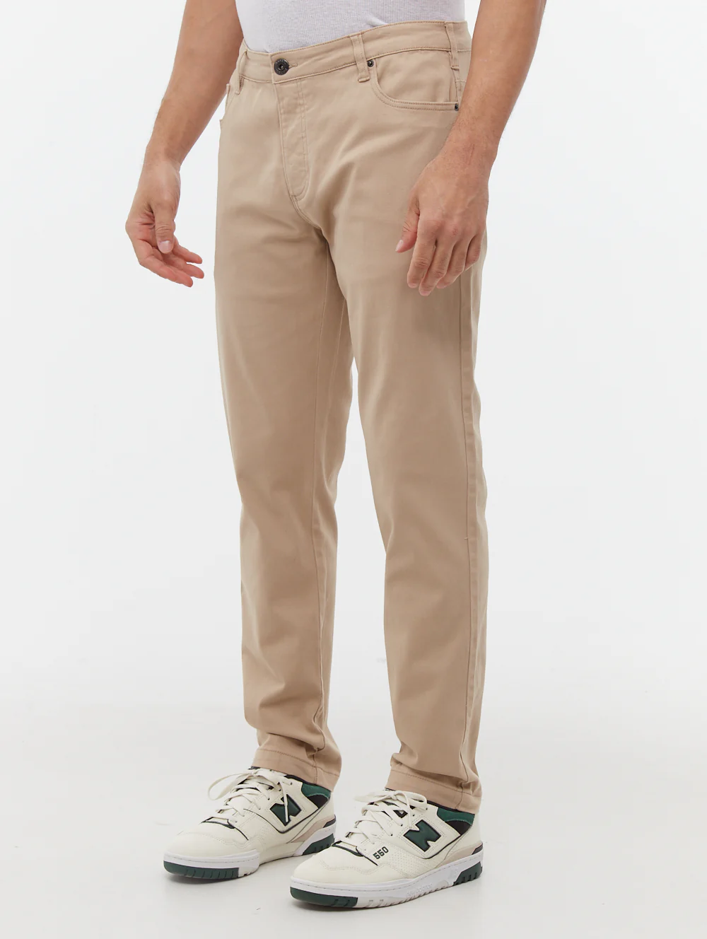 Twillum 5-Pocket Chino Pants - Beige - Image 4