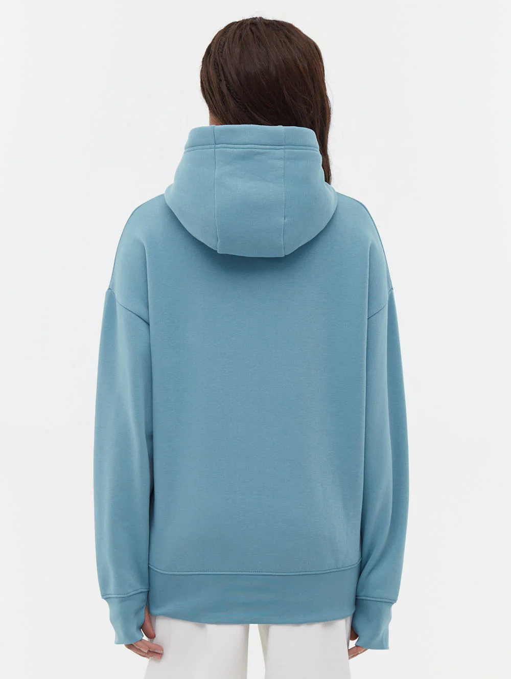 Tyna Oversize Graphic Hoodie - Blue - Image 5