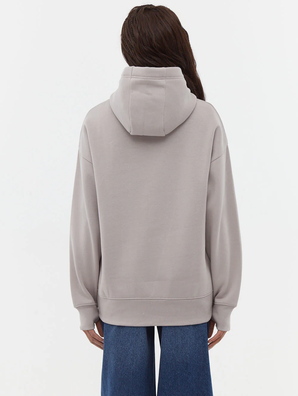 Tyna Oversize Graphic Hoodie - Grey - Image 5