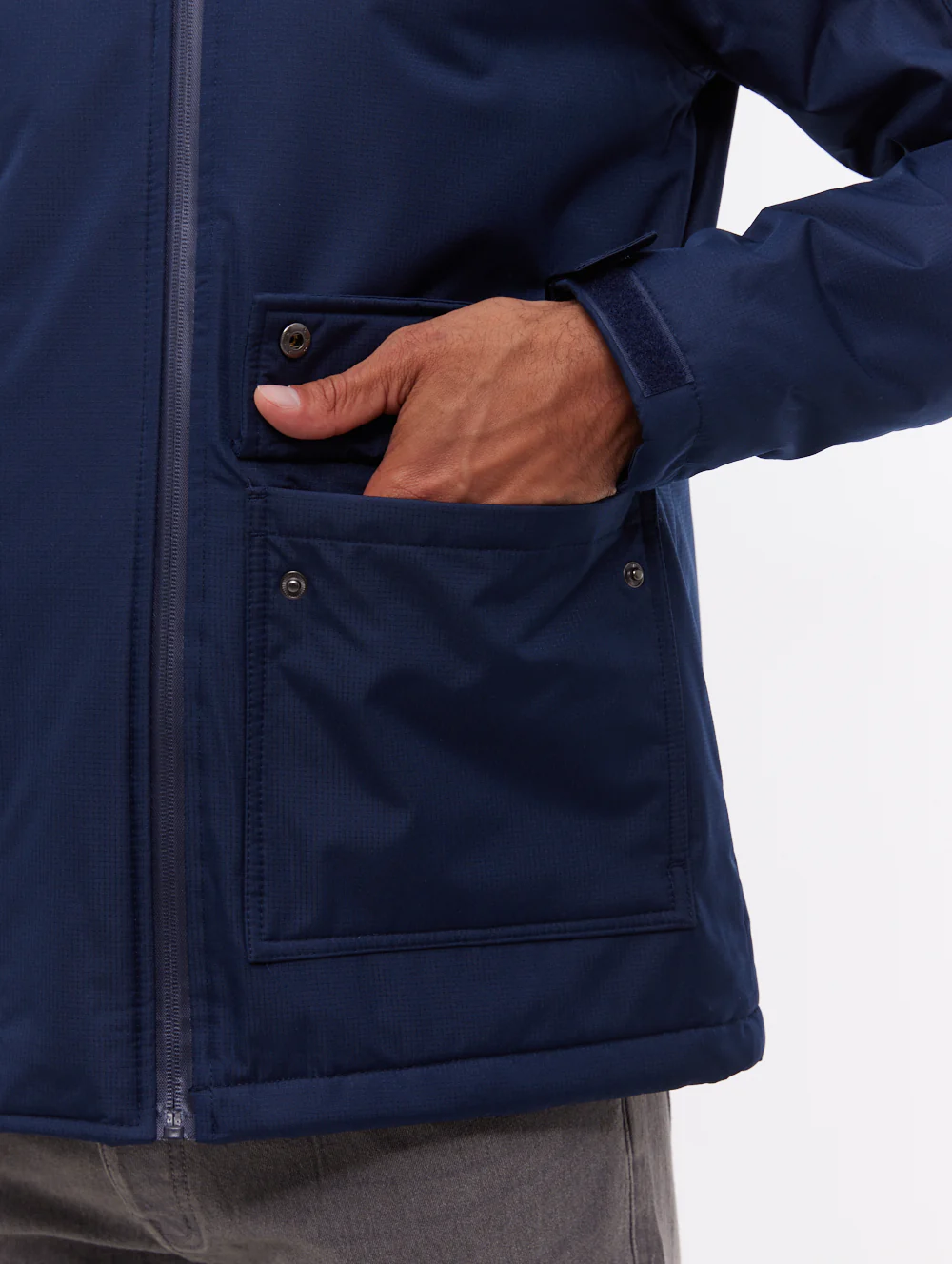 Valana Hooded Jacket - Blue - Image 4