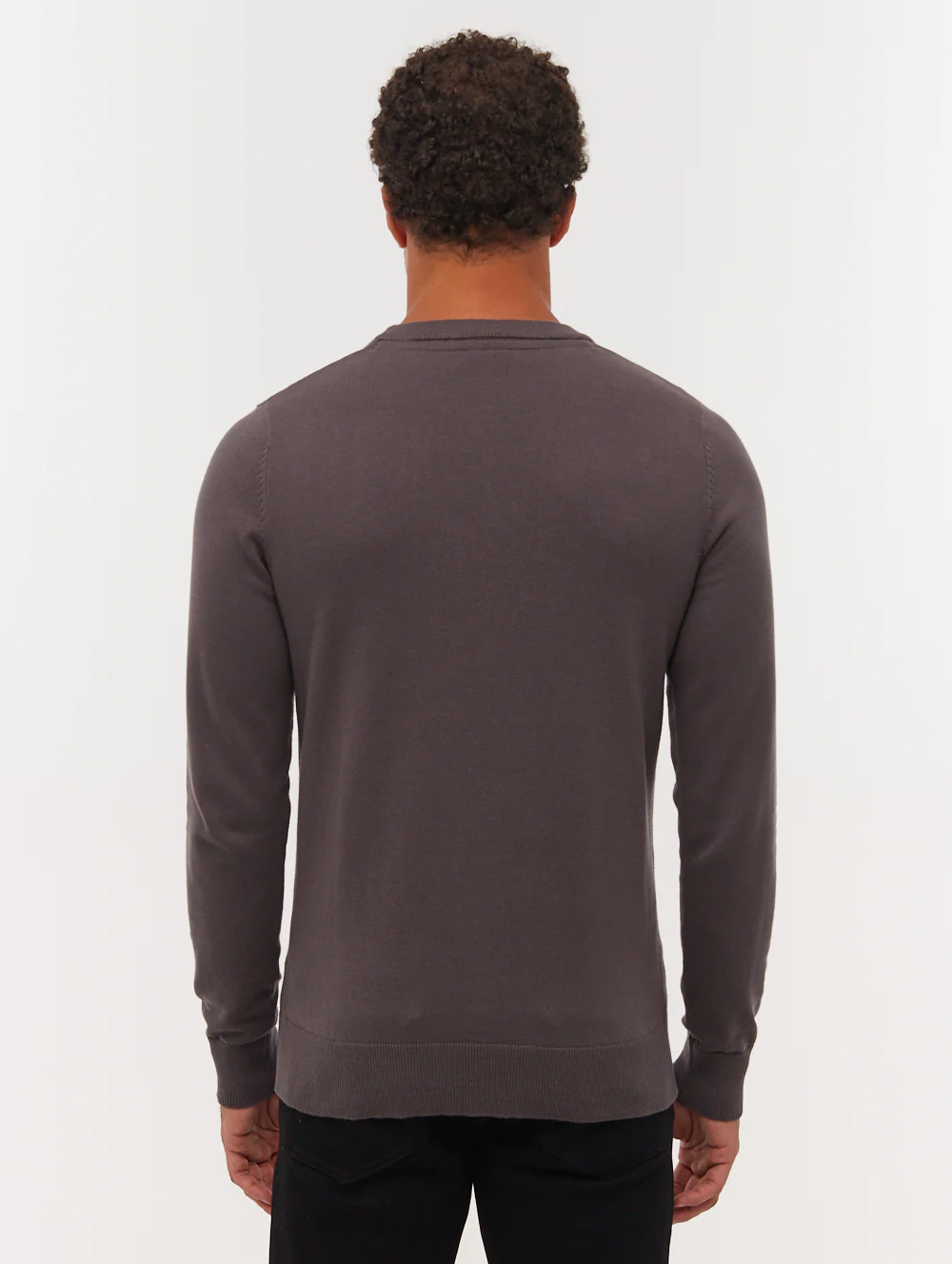 Vietro Crew Neck Sweater - Grey - Image 3