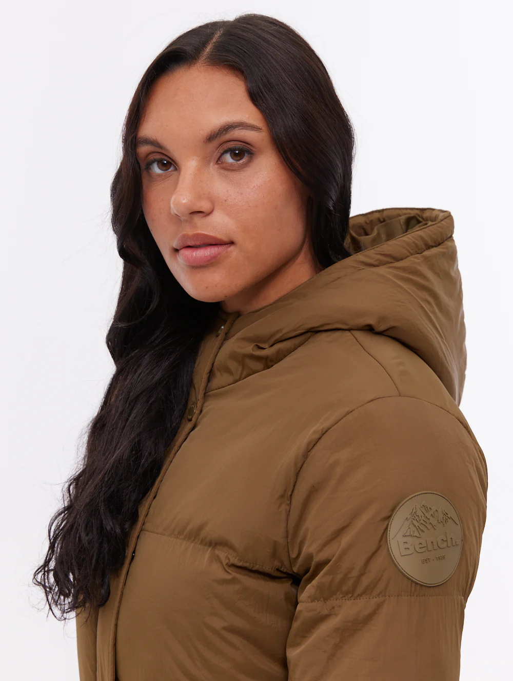 Willah Hooded Puffer Jacket - Green - Image 2