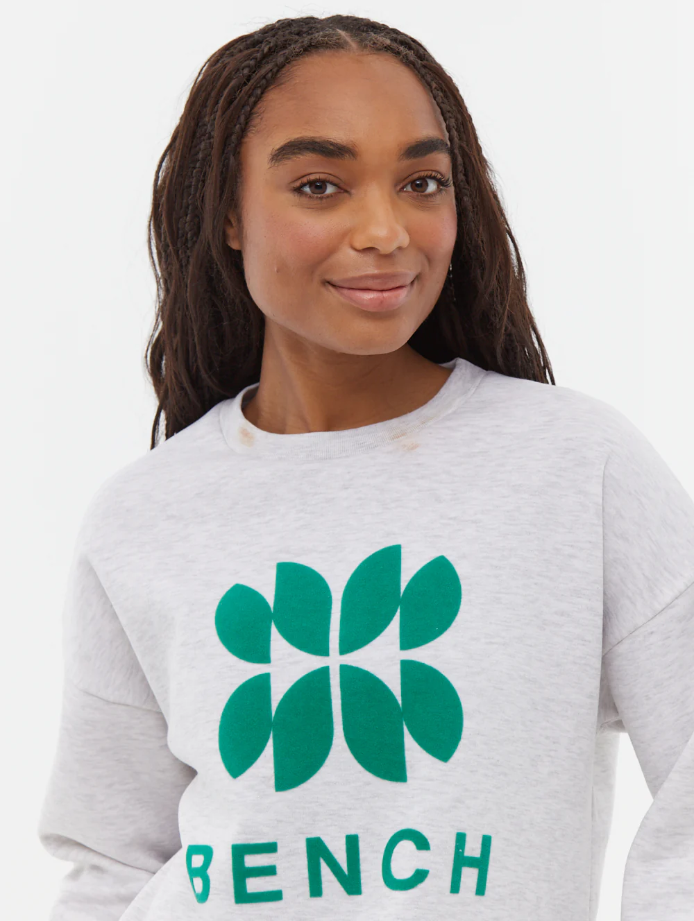 Zie Graphic Crew Neck Sweatshirt - Blue - Image 3