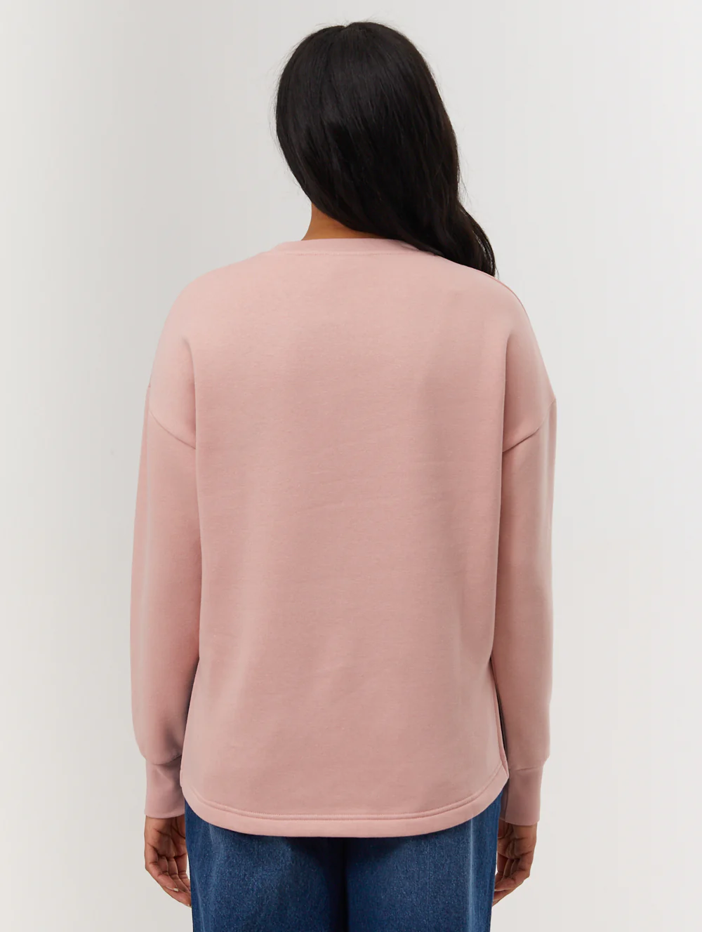 Zie Graphic Crew Neck Sweatshirt - Pink - Image 5